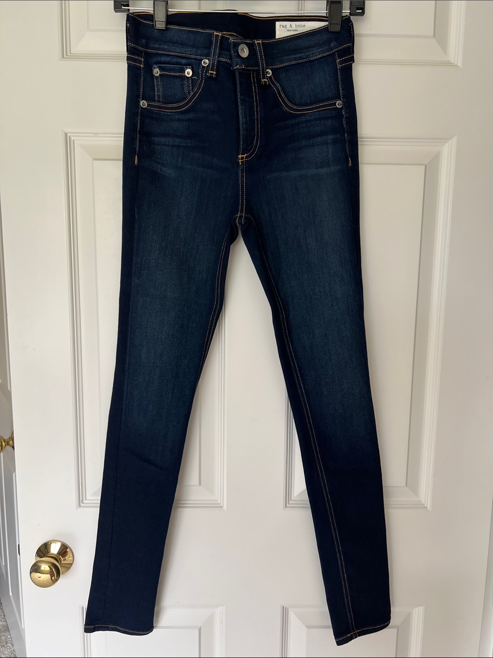 rag & bone Dark Indigo Skinny Jeans